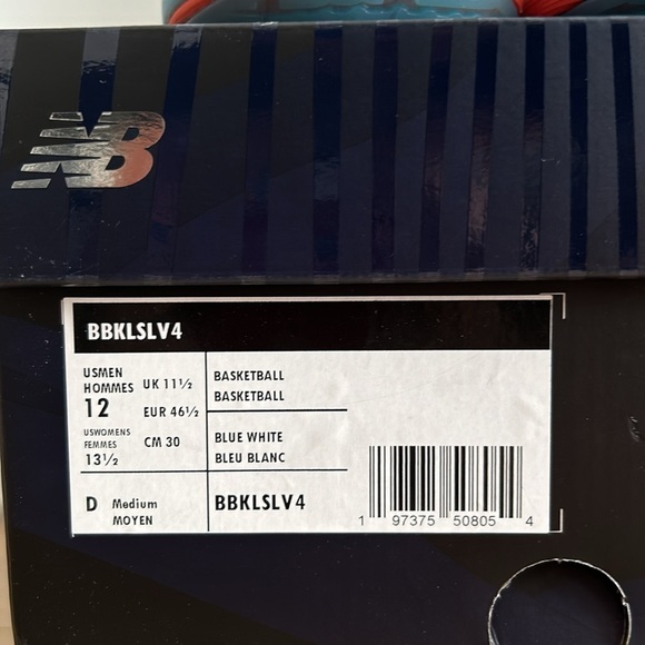 New Balance KAWHI 4 Wave - Blue Men’s US Size 12 - Picture 9 of 9